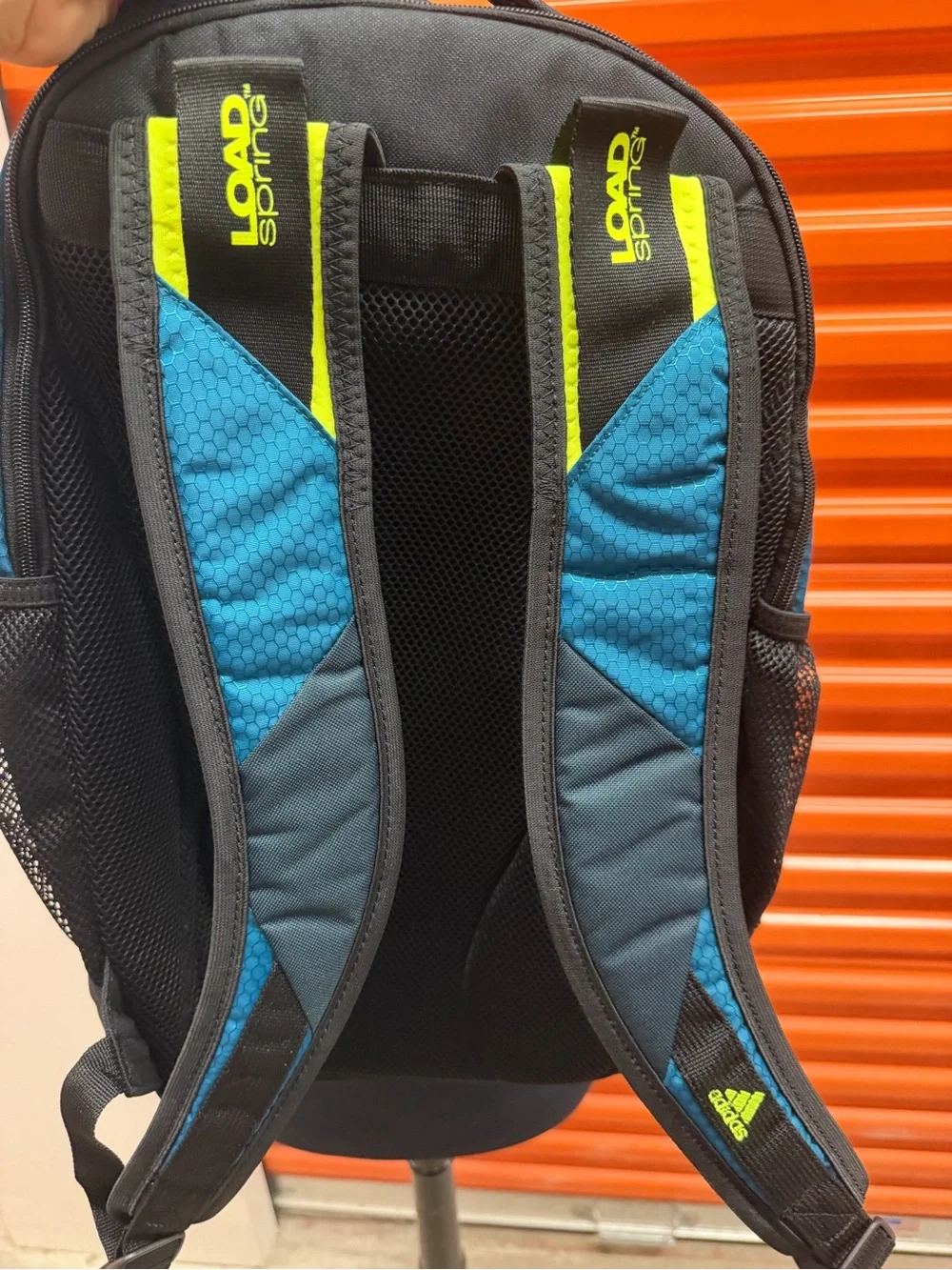 NWT Adidas Men's 2XL Prime Teal & Neon Green Performance Backpack